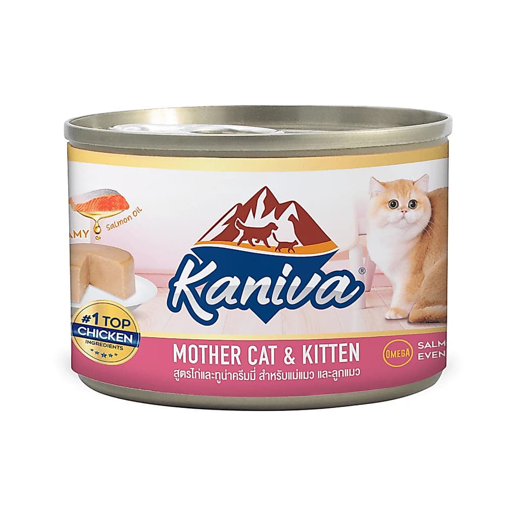Kaniva Mother Cat & Kitten With Chicken 170g Can