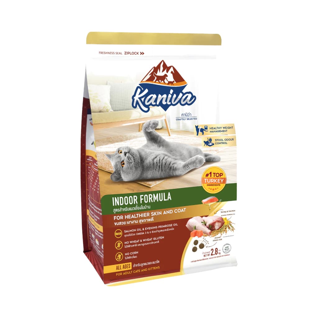 Kaniva Indoor Salmon Healthier Skin & Coat 2.8kg Pack