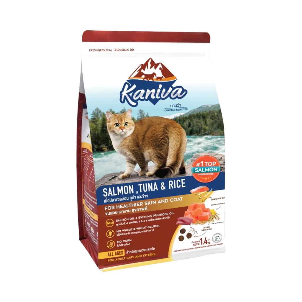 Kaniva Salmon Tuna & Rice For Healthier Skin & Coat 1.4kg Pack