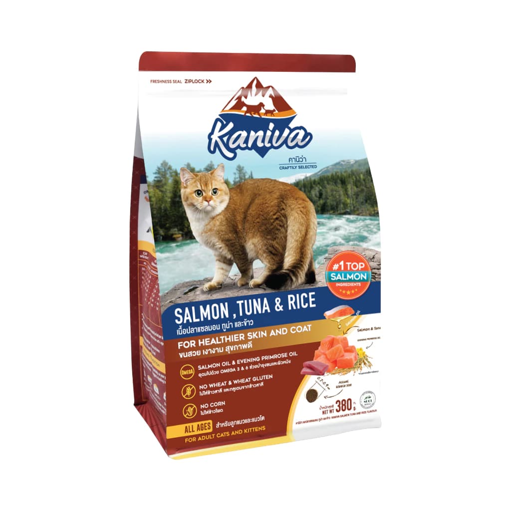 Kaniva Salmon Tuna & Rice For Healthier Skin & Coat 380g Pack
