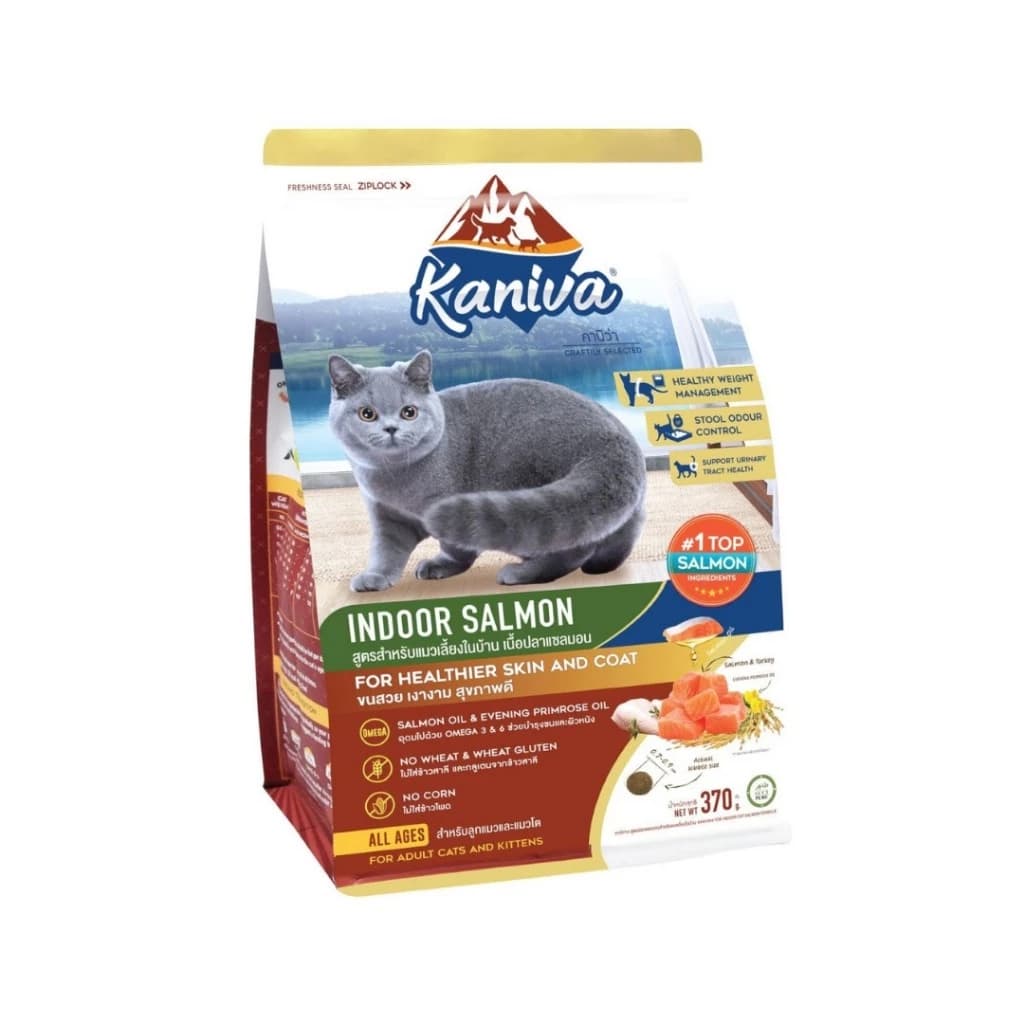 Kaniva Indoor Salmon For Healthier Skin & Coat 370g Pack