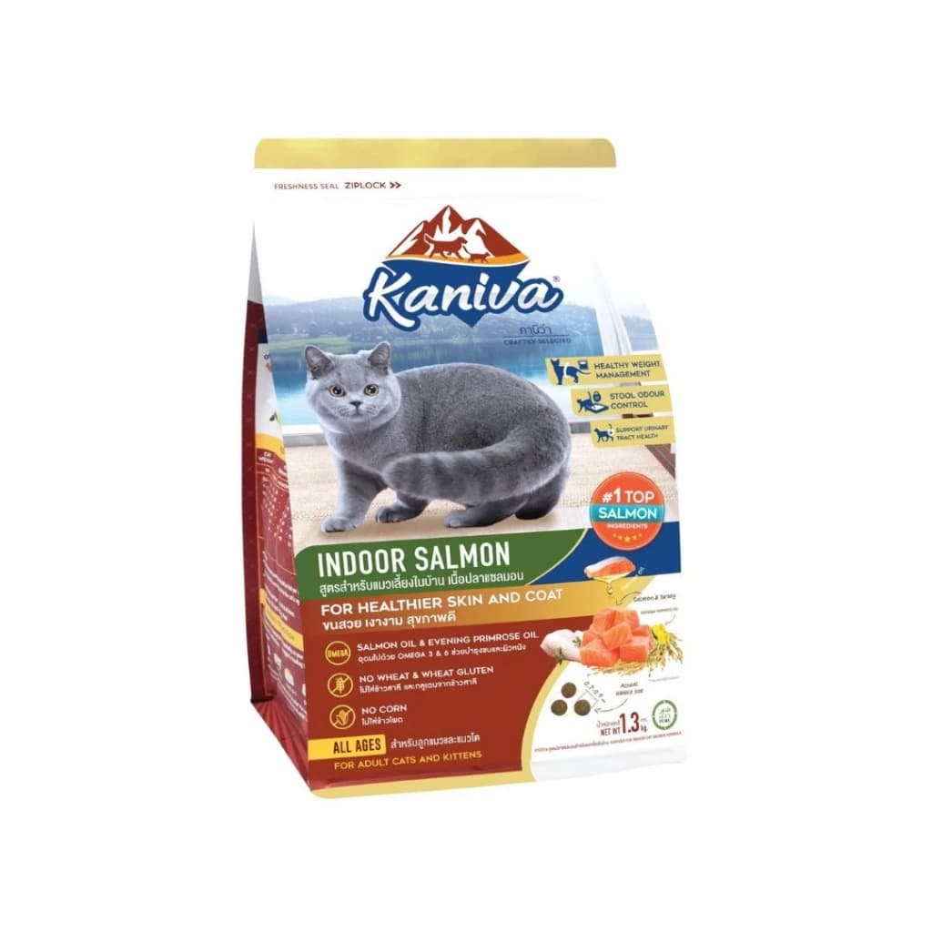 Kaniva Indoor Salmon For Healthier Skin & Coat 1.3kg Pack