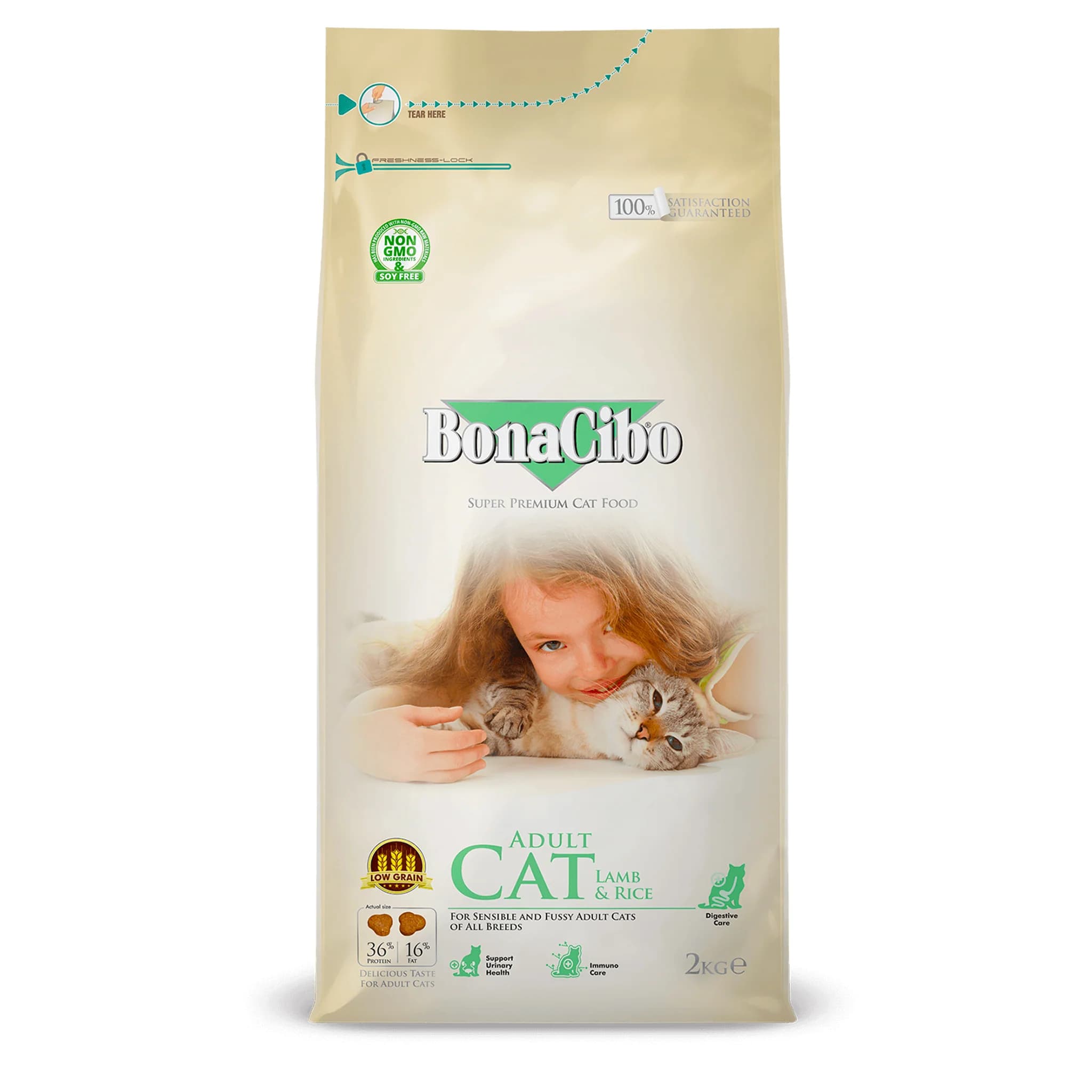 Bonacibo Adult Lamb & Rice 2kg Pack