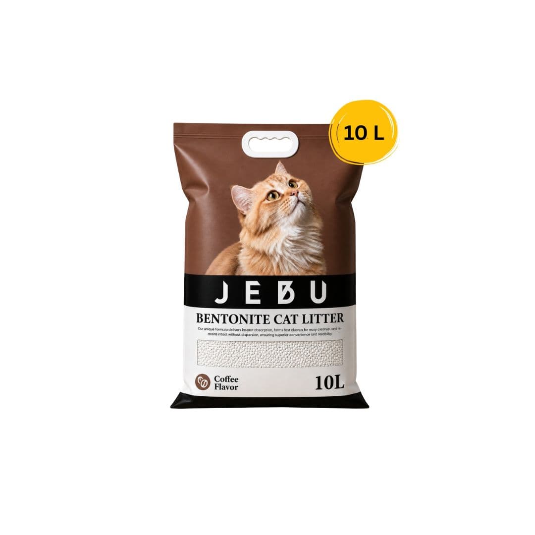 JEBU Bentonite Cat Litter 10L (Coffe)
