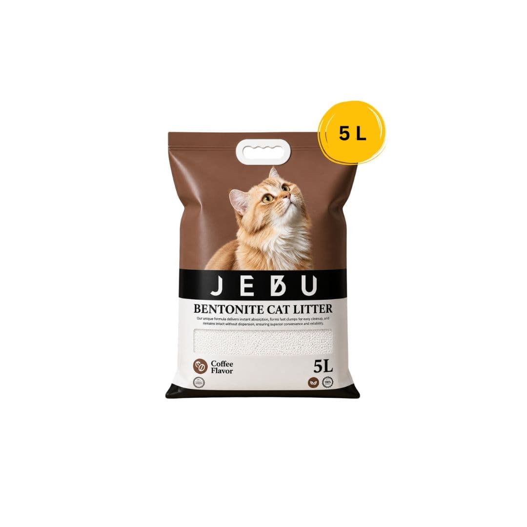 JEBU Bentonite Cat Litter 5L (Coffe)