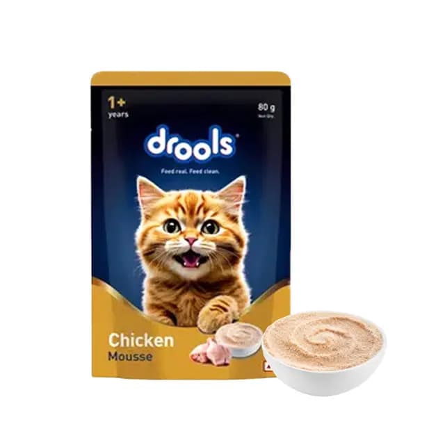 Drools Adult Chicken Mousse 80g Pack