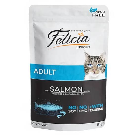 Felicia Adult Salmon In Jelly 85g Pack
