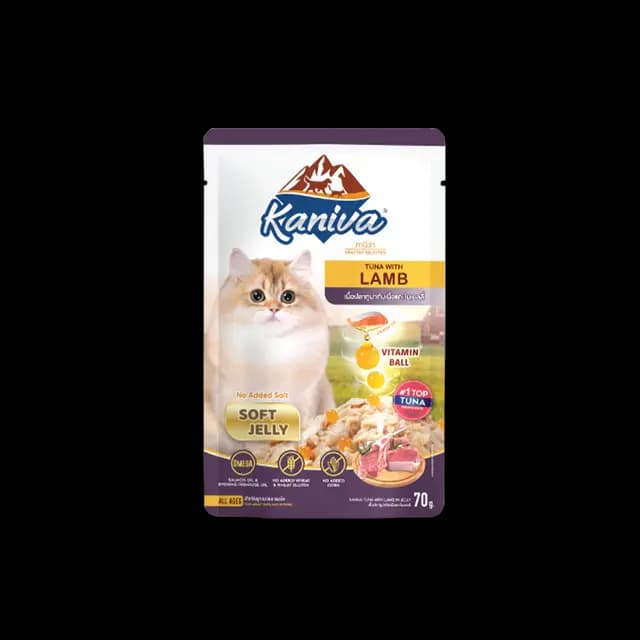 Kaniva Adult & Kitten Tuna With Lamb In Jelly 70g Pack