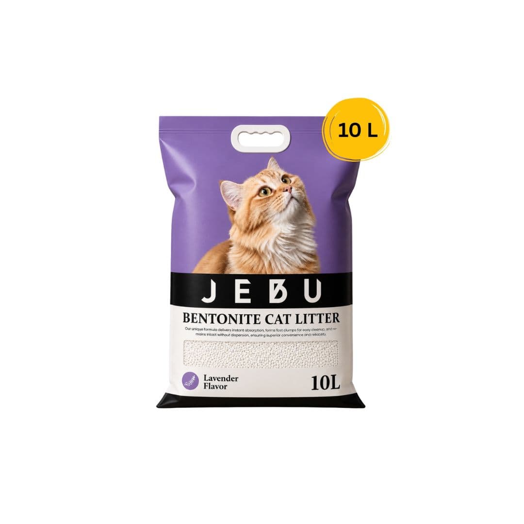 JEBU Bentonite Cat Litter 10L (Lavender)