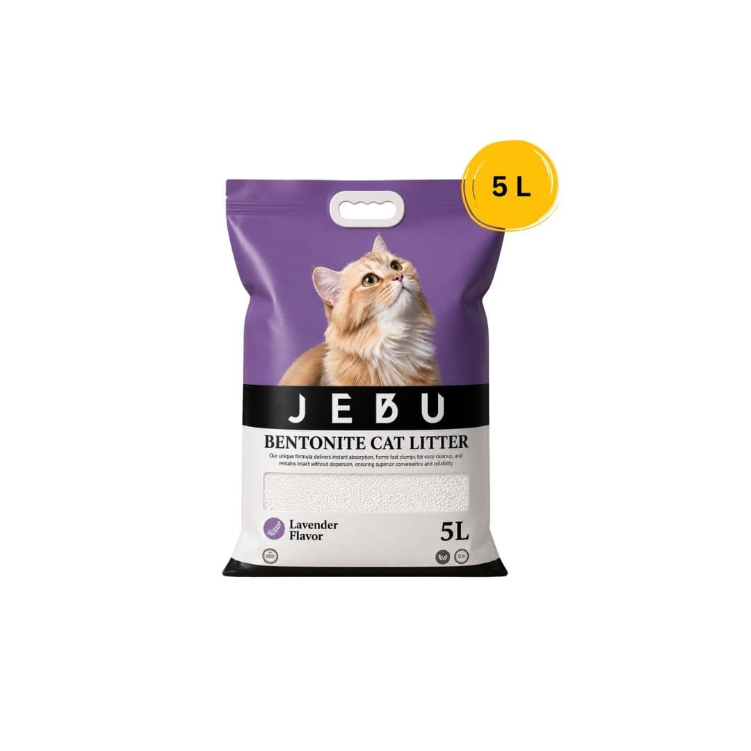 JEBU Bentonite Cat Litter 5L (Lavender)