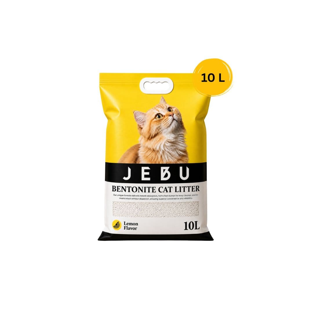 JEBU Bentonite Cat Litter 10L (Lemon)