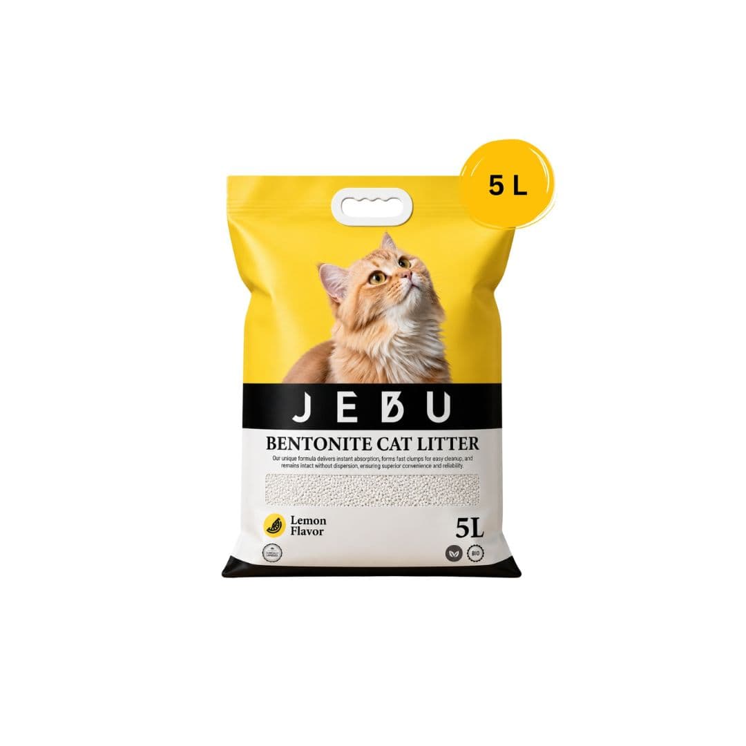 JEBU Bentonite Cat Litter 5L (Lemon)