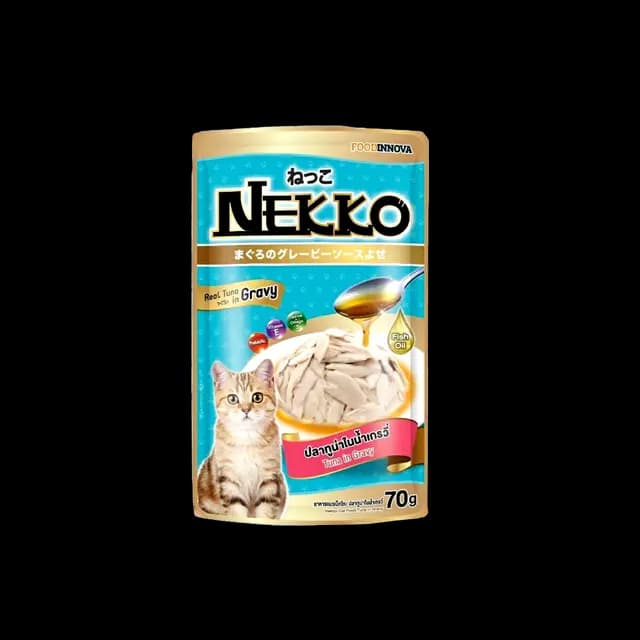 Nekko Adult Tuna In Gravy 70g Pkt ( NP 9 )