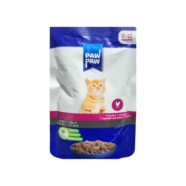 Paw Paw Kitten Chicken In Jelly 85g Pack