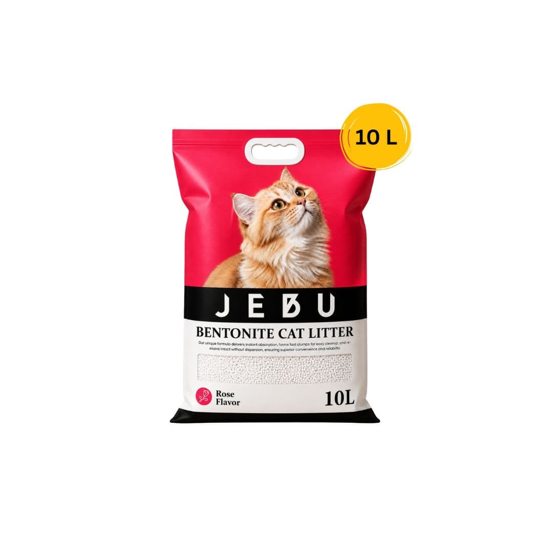 JEBU Bentonite Cat Litter 10L (Rose)
