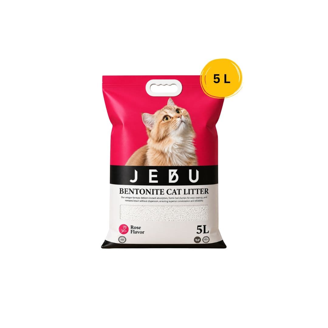 JEBU Bentonite Cat Litter 5L (Rose)