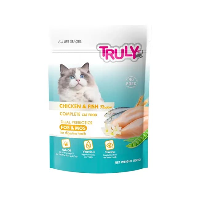 Truly All Life Stages Digestive Health With Chicken & Fish 500g Pack