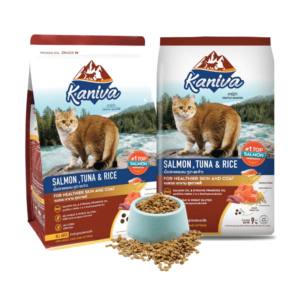 Kaniva Salmon Tuna & Rice For Healthier Skin & Coat 9kg Pack