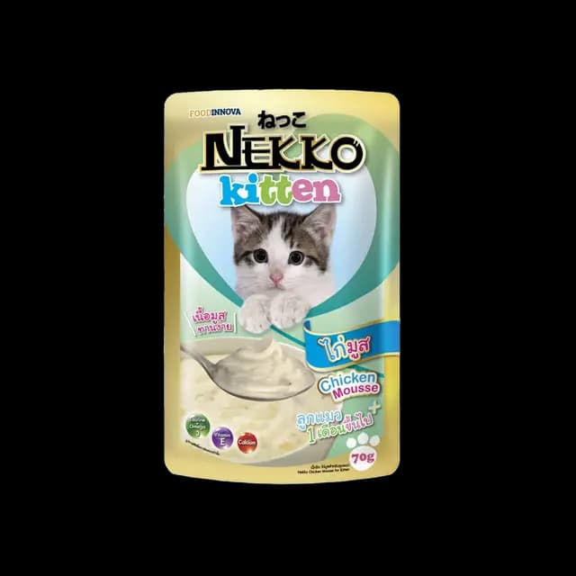 Nekko Kitten Chicken Mouse In Jelly 70g Pkt ( NP 17 )