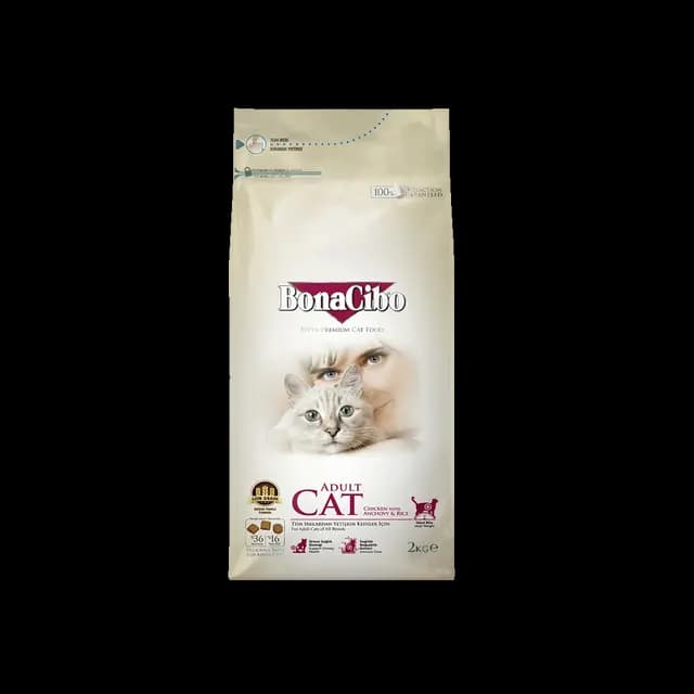 Bonacibo Adult Chicken & Rice with Anchovy 2kg Pack